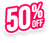 50% OFF