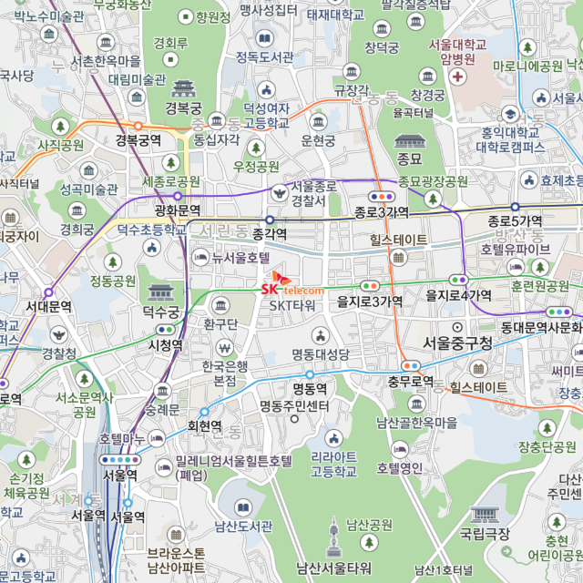 가까운 SK텔레콤 매장